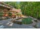 A beautiful in-ground pool is surrounded by a patio, perfect for outdoor relaxation and entertaining at 8400 Prince Valiant Dr, Waxhaw, NC 28173