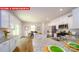 Open-concept kitchen with granite countertops, stainless steel appliances, and ample counter space at 11128 Cardinal Creek Ave, Charlotte, NC 28215