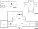 Detailed floor plan showcasing the layout of the basement, upper level, and main floor of the residence at 115 Forestcliff Ne Ct, Concord, NC 28025