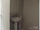 Powder room featuring pedestal sink and neutral wall color at 1502 Mulberry Ridge Dr # 1, Newton, NC 28658