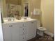 Bathroom features a double sink vanity with white cabinets at 1502 Mulberry Ridge Dr # 1, Newton, NC 28658