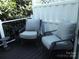 Cozy outdoor deck with modern patio furniture, creating an inviting space for relaxation and entertaining at 1502 Mulberry Ridge Dr # 1, Newton, NC 28658