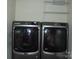 Modern laundry room features updated, matching washer and dryer units at 1502 Mulberry Ridge Dr # 1, Newton, NC 28658