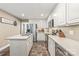 Spacious kitchen featuring an island, stainless steel appliances and ample counter space at 1542 Crowders Woods Dr, Gastonia, NC 28052