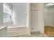 Bathroom with garden tub, step-in shower, and tile floors at 1835 Montague Rd, Clover, SC 29710