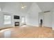 Bright living room featuring a fireplace and large windows at 1835 Montague Rd, Clover, SC 29710