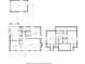 Detailed floor plan showcasing the layout of a two-story home with garage, patio, and multiple bedrooms at 1920 Williford Woods Ln # 5, Rock Hill, SC 29730