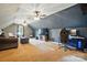 Bonus room featuring lots of space for entertaining with TV area and a work space at 305 Phillip Dr, Salisbury, NC 28146