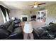 Comfortable living room with plush seating, a fireplace, and neutral color scheme at 3300 Luke Ct, Monroe, NC 28112