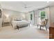 Bright main bedroom featuring large windows, neutral colors, and ample natural light at 3610 Mill Pond Rd, Charlotte, NC 28226