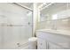 Bright bathroom featuring a stand up shower and white vanity at 415 Princeton Dr, Salisbury, NC 28144