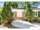 Inviting brick entrance with double doors, pillars, and manicured landscaping at 415 Princeton Dr, Salisbury, NC 28144