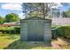 Well-maintained backyard shed with convenient double doors and ample storage space at 415 Princeton Dr, Salisbury, NC 28144