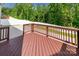 An inviting wooden deck offers a perfect spot for outdoor living and enjoyment of the surrounding scenery at 424 Preston Rd, Mooresville, NC 28117