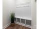 Mudroom featuring built-in bench with coat hooks and storage cubbies at 424 Preston Rd, Mooresville, NC 28117