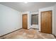 A potential-filled bedroom with natural light, two closets, and neutral walls at 480 S Ingleside Farm Rd, Iron Station, NC 28080