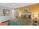 Bright bedroom featuring hardwood floors, neutral walls, and a comfortable queen-size bed at 530 Bonita Dr, Landis, NC 28088
