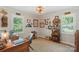 Charming office space with natural light, vintage decor, and hardwood floors at 530 Bonita Dr, Landis, NC 28088
