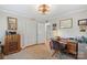 Cozy office space with wood floors, a comfortable chair, and ample storage at 530 Bonita Dr, Landis, NC 28088