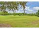 Expansive golf course with lush green fairways and mature trees under a cloudy sky at 5940 Four Wood Dr, Matthews, NC 28104