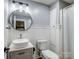 Beautifully updated bathroom with modern vanity, vessel sink, and contemporary fixtures at 895 Furnace Rd, Iron Station, NC 28080