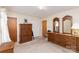 Bedroom with furniture and carpet at 1009 N Main St, Mount Holly, NC 28120