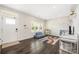 Bright bonus room featuring neutral walls, dark floors and colorful accents at 1636 Tundra Ln, Denver, NC 28037