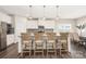 Stylish kitchen with a large island, granite countertops, and pendant lighting at 1636 Tundra Ln, Denver, NC 28037