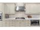 This home features a modern kitchen with stainless steel appliances, gas range, and bright countertop at 1655 Buckland Ct, Indian Land, SC 29707