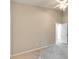 Bedroom with carpeted floors and a view into the bathroom, creating a comfortable, private ensuite space at 173 Greenridge Rd, Lake Wylie, SC 29710