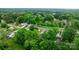 Lush aerial view of the community showcases the beautiful, tree-lined neighborhood and the charming homes at 1735 15Th Street Ne Pl, Hickory, NC 28601