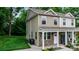 Charming two-story home featuring a blend of siding and stone accents at 1735 15Th Street Ne Pl, Hickory, NC 28601
