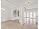 Open floor plan showcases the living area with backyard access and seamless flow at 1832 Montclair Ave, Gastonia, NC 28054