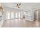 Open living space seamlessly connects the living room, kitchen, and outdoor patio at 1832 Montclair Ave, Gastonia, NC 28054