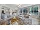 Inviting living room features large windows, plush seating, neutral tones, and hardwood floors at 2218 Legacy Oak Dr, Waxhaw, NC 28173