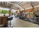 Spacious workout area featuring weightlifting equipment and an overhead door for easy access to the outdoors at 2489 Highway 161 S Hwy, York, SC 29745