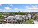 A captivating aerial perspective capturing the architectural design of the apartment building at 3630 N Davidson St # 3301, Charlotte, NC 28205