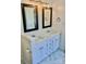 Bathroom featuring double vanity with new fixtures at 3776 Kennedy Rd, Gastonia, NC 28056