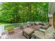 Spacious deck with comfortable seating, perfect for outdoor entertaining at 4033 Weddington Manor Ct, Matthews, NC 28104