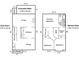 Detailed floor plan showcasing the layout of the first and second floors of the house at 4132 Kenton Glenn Nw Ct, Concord, NC 28027