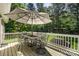 Inviting deck with outdoor dining set, perfect for enjoying outdoor meals and gatherings at 4405 Sugar Cane Ct, Waxhaw, NC 28173