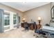 Functional home office with large window, desk, and ample workspace for productivity at 4405 Sugar Cane Ct, Waxhaw, NC 28173