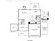 Main level floor plan showcasing the layout of a home's rooms, including kitchen, Gathering room, and garage at 511 Lenswood Ct, Denver, NC 28037