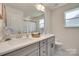 Elegant bathroom with double vanity, ample counter space, and soaking tub at 6176 Russo Ct, Lancaster, SC 29720