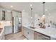 Bright kitchen featuring stainless steel appliances, and gray cabinets at 6176 Russo Ct, Lancaster, SC 29720