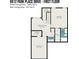 First-floor layout featuring a bedroom, bath, recreation room, laundry, storage, and one-car built-in garage at 6912 Park Place Dr, Charlotte, NC 28262