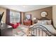 Bedroom with a neutral color scheme, and a comfy seating area at 7216 Old Valley Way, Harrisburg, NC 28075