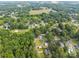Scenic aerial view of a peaceful, tree-lined neighborhood featuring single-Gathering homes at 804 Allen Dr, Marshville, NC 28103