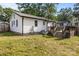 Exterior view of a well-maintained backyard featuring a deck at 804 Allen Dr, Marshville, NC 28103