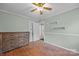 Bedroom featuring hardwood flooring, shelving, and natural light at 804 Allen Dr, Marshville, NC 28103